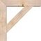 Ekena Millwork Traditional Block Smooth Bracket w/ Offset Brace, Douglas Fir, 7 1/2"W x 36"D x 36"H BKT0806X36X36TRA05SDF - alternate 4